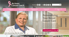 Desktop Screenshot of mybreastcancercoach.org